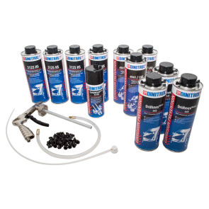 Dinitrol Rust Proofing Kit Land Rover Sized Vehicle - Compressor