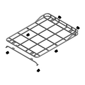 Safety Devices Explorer Roof Rack 90 / 110 With Roll Cage - Short Rail