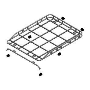 Safety Devices Explorer Roof Rack 90 / 110 With Roll Cage - Long Rail
