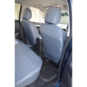 Isuzu D-Max (2012 to current) Front Pair Single Seats Seat Covers