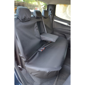 Isuzu D-Max (2012 to current) Double Cab Rear Seat With Central Armrest Seat Covers