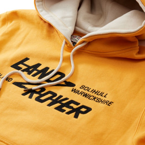 Land Rover Appliqued Pullover Hoody Yellow - Large