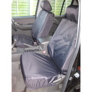 Nissan Navara (2005 to current) Double Cab Front and Rear Seats (60/40 split) Seat Covers