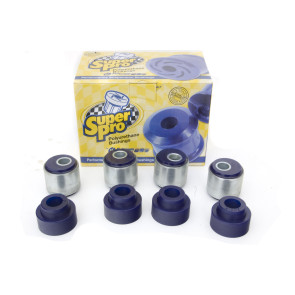 Superpro Land Rover Range Rover Classic ('69 – '86) Radius Arm Bushing Kit  with Castor Correction & Standard Axle Alignment (Front Kit)