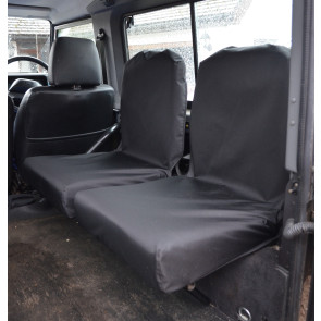 Land Rover Defender (1983 – 2007) Rear Fold-Up Dicky Seats (1 pair) Seat Covers