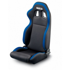 Sparco R100 Sports Recliner Seat - Black / Blue