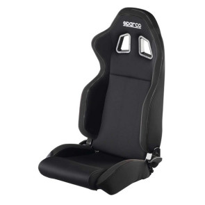 Sparco R100 Sports Recliner Seat - Black / Black