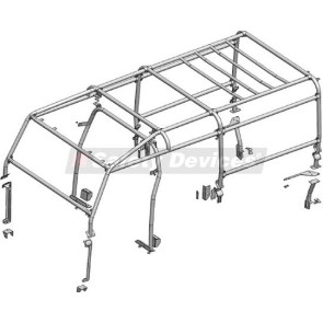 Safety Devices Defender 130 300Tdi Station Wagon 4-door (1994-1997) 6 Point Bolt-In Roll Cage