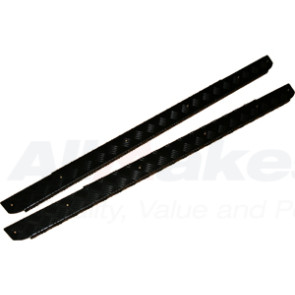 Mammouth 3mm Premium side sill protectors for Defender 90 1983 on (black powder coated)
