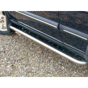 Discovery 2 Stainless Side Step Kit With Mud Flap STC50032