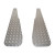Britpart Series Chequer Plate Wing Top Set 