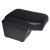 Freelander 2 up to 2012 (with no factory fitted armrests) Cubby Box and Armrest - Black Eco Leather