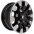 Limited Edition Diamond Cut  Alloy Wheel - Black Gloss 18" 