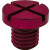 Coolant Overflow Container Bleed Screw - Red