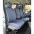 Renault Trafic (2014 +) Driver's seat and non-folding double passenger seat Seat Covers